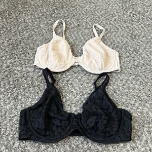 Victoria’s Secret Body By Victoria Unlined Perfect Coverage Demi Bra Lot 36D